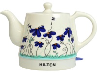 Фото - Электрочайник HILTON WK 9231 1350&nbsp;Вт 1.2&nbsp;л  белый