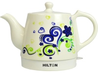Фото - Электрочайник HILTON WK 9233 1350&nbsp;Вт 1.2&nbsp;л  белый