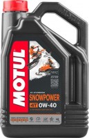 Фото - Моторное масло Motul Snowpower 4T 0W-40 4 л