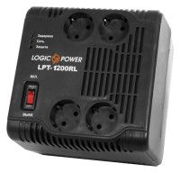 Фото - Стабилизатор напряжения Logicpower LPT-1200RL 1.2 кВА / 840 Вт