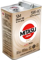 Фото - Моторное масло Mitasu Motor Oil SM 5W-40 4 л