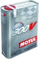 Фото - Моторное масло Motul 300V High RPM 0W-20 2 л