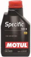 Фото - Моторное масло Motul Specific 948B 5W-20 1 л