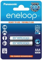 Аккумулятор / батарейка Panasonic Eneloop  2xAAA 750 mAh