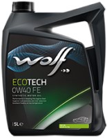 Фото - Моторное масло WOLF Ecotech 0W-40 FE 5 л