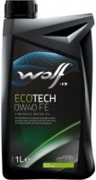 Фото - Моторное масло WOLF Ecotech 0W-40 FE 1 л