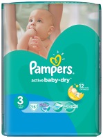 Фото - Подгузники Pampers Active Baby-Dry 3 / 15 pcs 