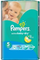 Подгузники Pampers Active Baby-Dry 5 / 16 pcs 