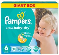 Фото - Подгузники Pampers Active Baby-Dry 6 / 66 pcs 