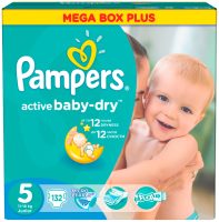 Фото - Подгузники Pampers Active Baby-Dry 5 / 132 pcs 