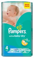 Фото - Подгузники Pampers Active Baby-Dry 4 / 62 pcs 