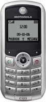 Фото - Мобильный телефон Motorola C123 