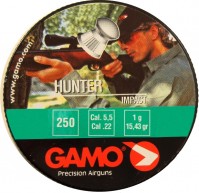 Фото - Пули и патроны Gamo Hunter 5.5 mm 1.0 g 250 pcs 