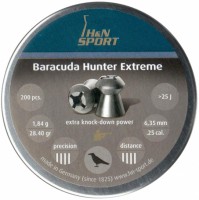 Фото - Пули и патроны Haendler & Natermann Baracuda Hunter Extreme 6.35 mm 1.84 g 200 pcs 