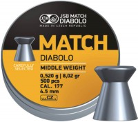 Фото - Пули и патроны JSB Match Diablo 4.51 mm 0.52 g 500 pcs 