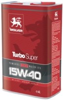Фото - Моторное масло Wolver Turbo Super 15W-40 4 л