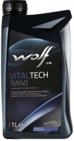 Моторное масло WOLF Vitaltech 5W-40 1 л