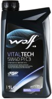 Фото - Моторное масло WOLF Vitaltech 5W-40 PI C3 1 л