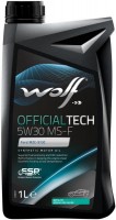 Фото - Моторное масло WOLF Officialtech 5W-30 MS-F 1 л