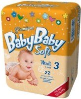 Фото - Подгузники BabyBaby Soft Premium 3 / 22 pcs 