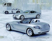 Фото - Коврик для мышки Pod myshku Mercedes Benz Vision SLR