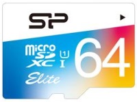 Фото - Карта памяти Silicon Power Elite Color microSD UHS-1 Class 10 64 ГБ