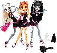 Фото - Кукла Monster High Toralei and Meowlody and Purrsephone Y7297 