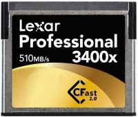 Фото - Карта памяти Lexar Professional 3400x CompactFlash 256 ГБ