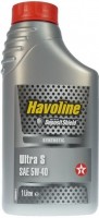 Фото - Моторное масло Texaco Havoline Ultra S 5W-40 1 л