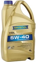 Фото - Моторное масло Ravenol VDL 5W-40 4 л