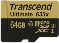 Фото - Карта памяти Transcend Ultimate 633x microSD Class 10 UHS-I U3 64 ГБ