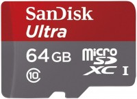 Фото - Карта памяти SanDisk Ultra microSD UHS-I 64 ГБ