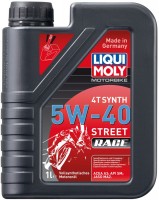 Фото - Моторное масло Liqui Moly Motorbike 4T Synth Street Race 5W-40 1 л