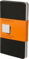Фото - Блокнот Moleskine Set of 3 Ruled Cahier Journals Pocket Black 