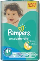 Фото - Подгузники Pampers Active Baby-Dry 4 Plus / 70 pcs 