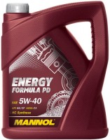 Фото - Моторное масло Mannol Energy Formula PD 5W-40 5 л