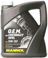Фото - Моторное масло Mannol O.E.M. for Chevrolet Opel 5W-30 4 л