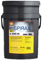 Фото - Трансмиссионное масло Shell Spirax S2 A 80W-90 20 л