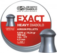 Фото - Пули и патроны JSB Exact Heavy Diabolo 4.5 mm 0.67 g 500 pcs 