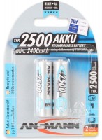 Фото - Аккумулятор / батарейка Ansmann maxE  2xAA 2500 mAh