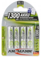 Фото - Аккумулятор / батарейка Ansmann maxE 4xAA 1300 mAh 