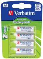 Фото - Аккумулятор / батарейка Verbatim Premium 4xAA 2500 mAh 