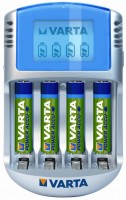 Фото - Зарядка аккумуляторных батареек Varta LCD Charger 4xAA 2500 mAh 