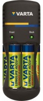 Фото - Зарядка аккумуляторных батареек Varta Pocket Charger + 4xAA 2500 mAh 