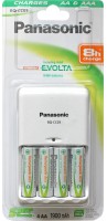 Фото - Зарядка аккумуляторных батареек Panasonic Evolta BQ-CC03 + 4xAA 1900 mAh 