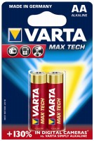 Фото - Аккумулятор / батарейка Varta Max Tech  2xAA