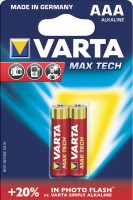 Фото - Аккумулятор / батарейка Varta Max Tech  2xAAA