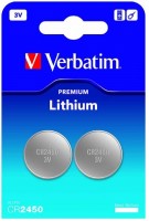 Фото - Аккумулятор / батарейка Verbatim Premium  2xCR2450