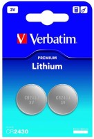 Фото - Аккумулятор / батарейка Verbatim Premium  2xCR2430