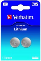 Фото - Аккумулятор / батарейка Verbatim Premium  2xCR2032